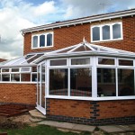 Warwickshire Shaped conservatory