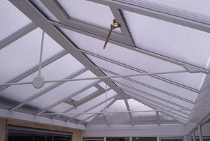 Polycarbonate conservatory roof